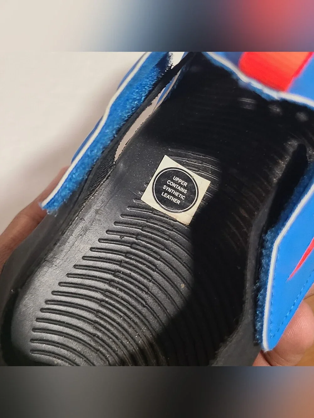 Nike Sunray Protect 2 Kids Sandals Size 2Y - Blue/Black - Pre-Owned Like New